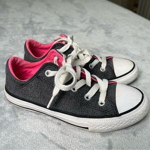 Converse CTAS Madison Ox Low Top Unisex Junior Size 13.5 Grey/White/Pink 659241F